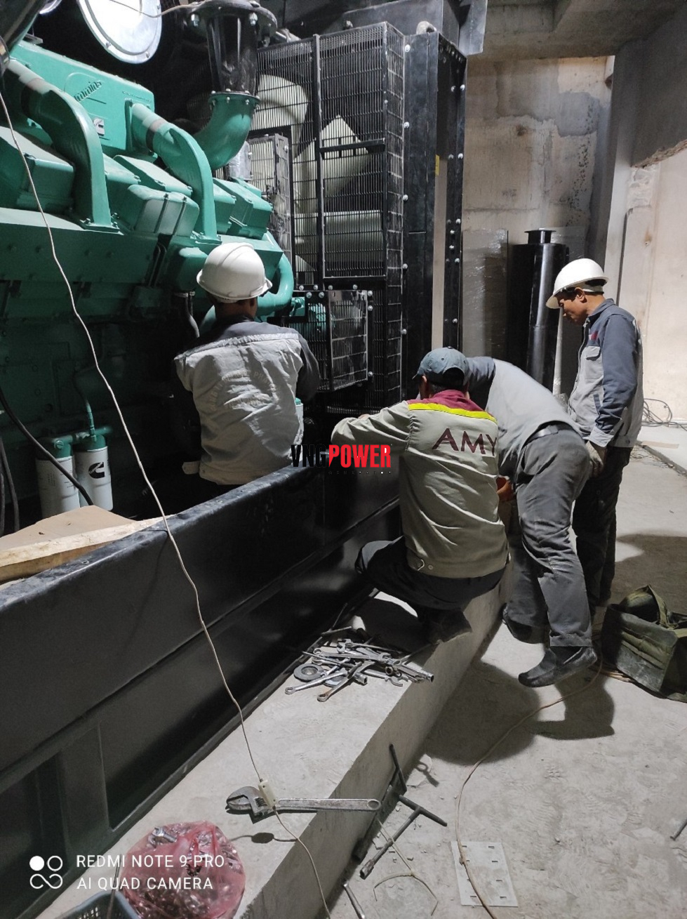 tư vấn kích thước phòng máy cummins 05