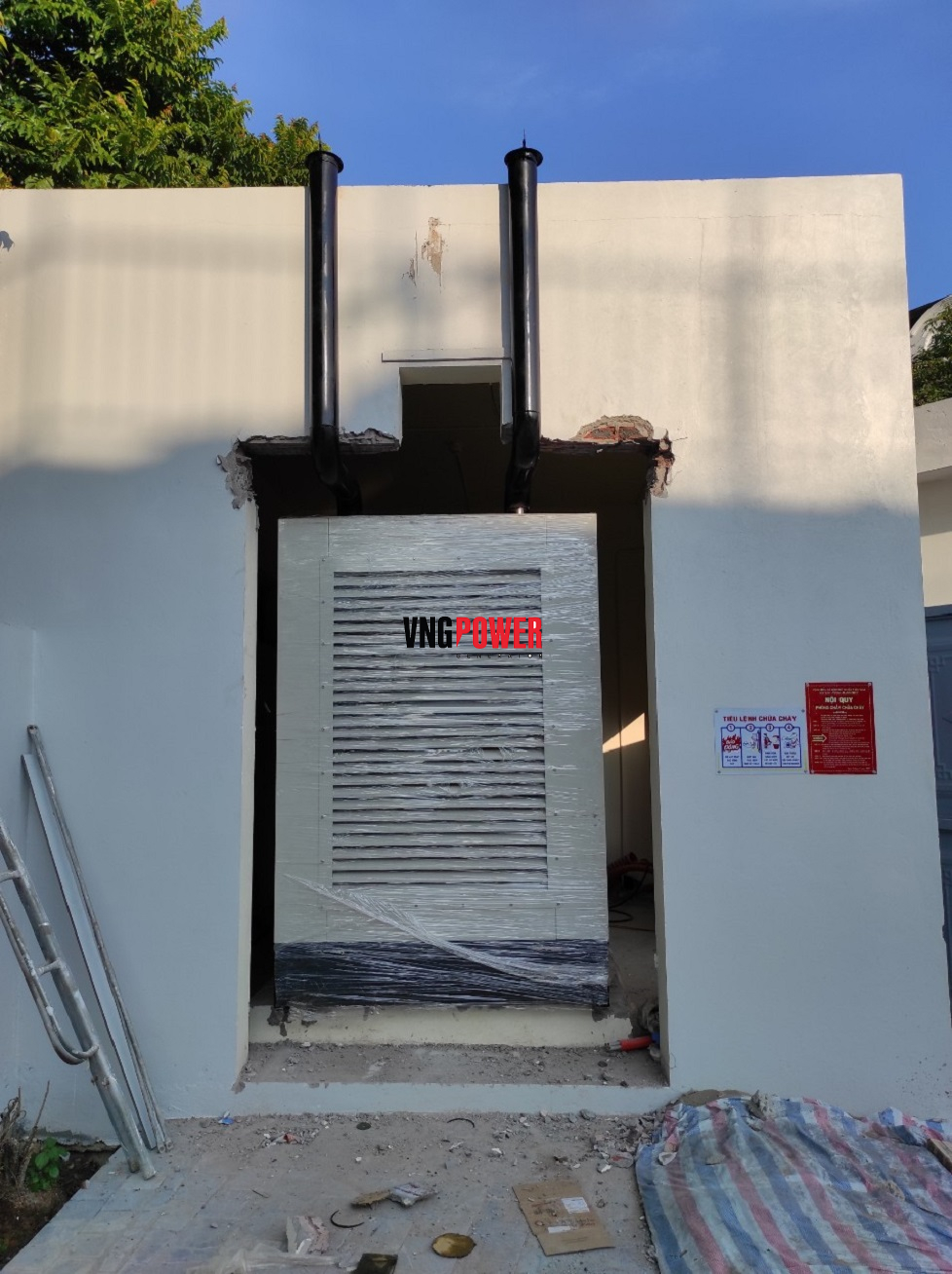 tư vấn kích thước phòng máy cummins 07