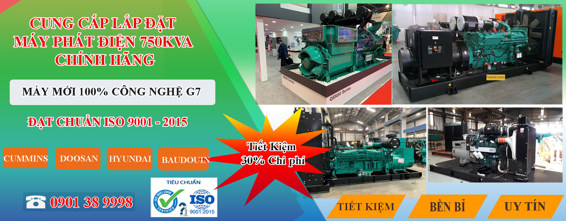 cung cấp máy phát điện 750kva giá tốt